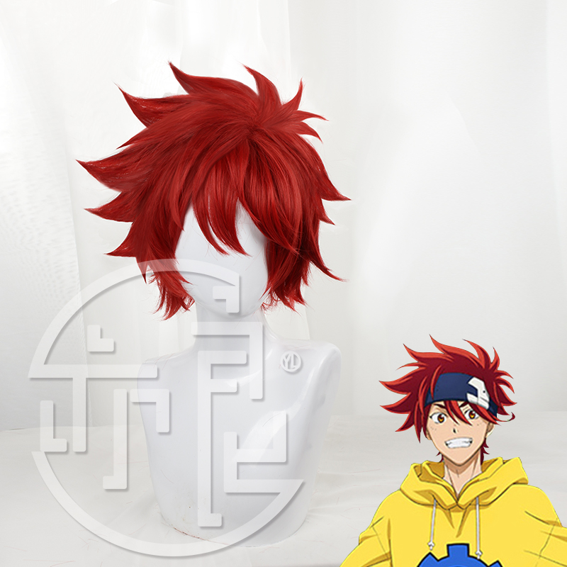 Anime Cosplay Red Hair - Anime SK8 nieskończoność Reki peruka do