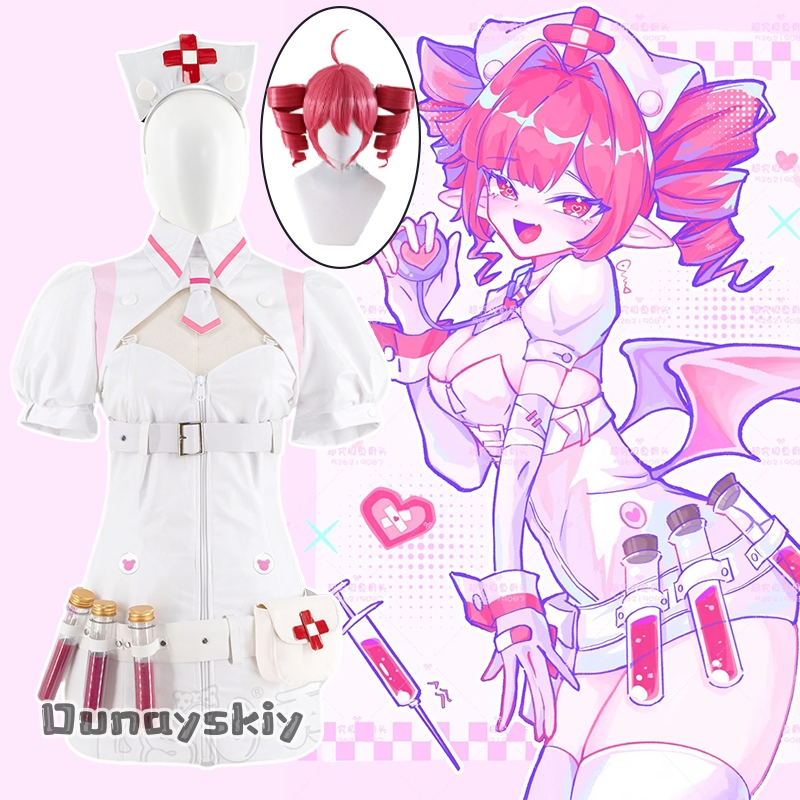 Anime Cosplay Nurse - Kostium Cosplay Buro Virtual Idol Cosplay