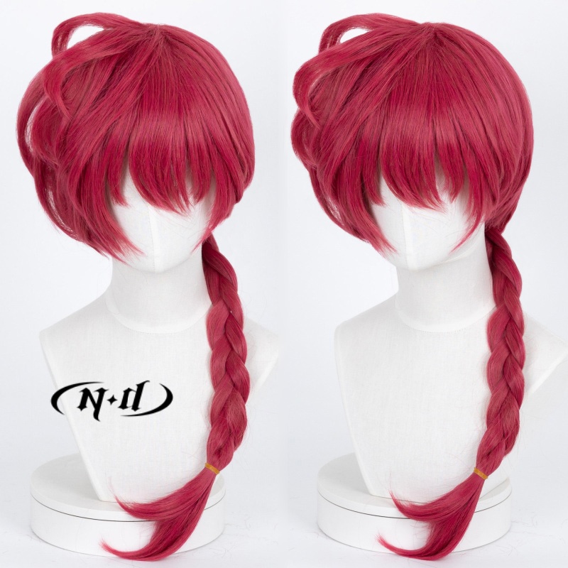 Anime Cosplay Red Hair - Peruki Cosplay ND Ranma Saotome Czerwona