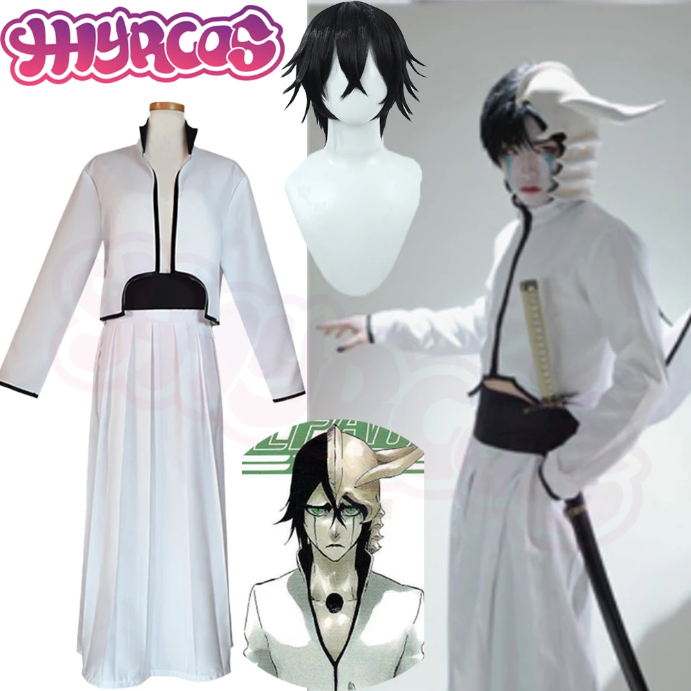 Cosplay Anime White Hair - Cosplay Anime Bleach Ulquiorra Strój Cosplay