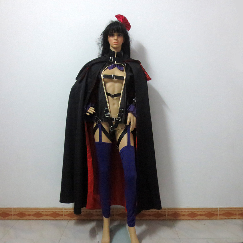 Anime Cosplay Nome - Macross Frontier Sheryl Nome czarny królik