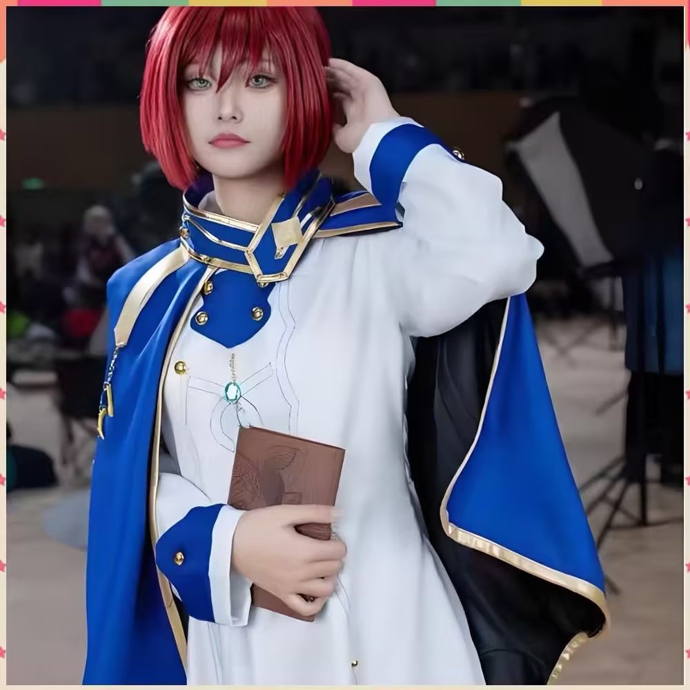 Anime Cosplay Red Hair - Kostiumy Shirayuki Cosplay Anime Królewna Śnieżka