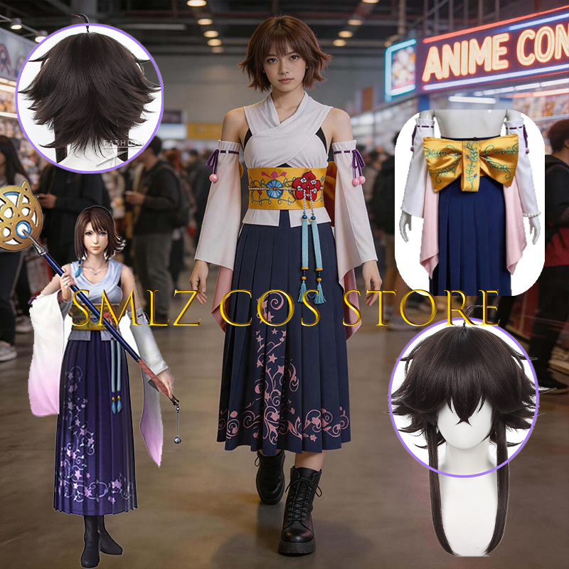 Anime Cosplay Party - Smlz FFX Yuna Cosplay Anime FF10