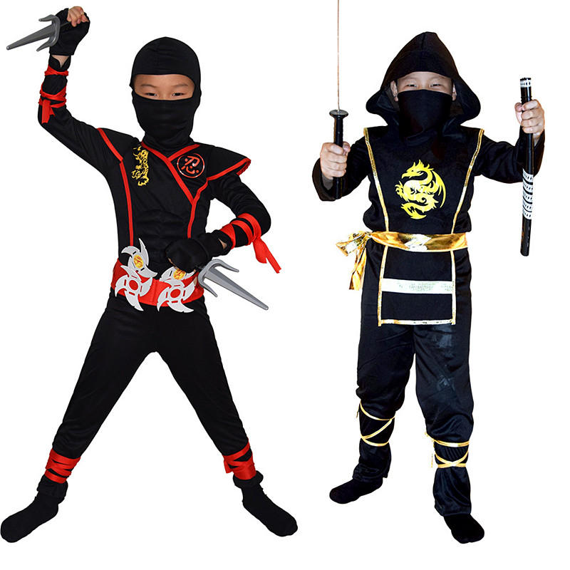 Anime Cosplay Ideas Male - Chłopięcy kostium Ninja Deluxe dla dzieci
