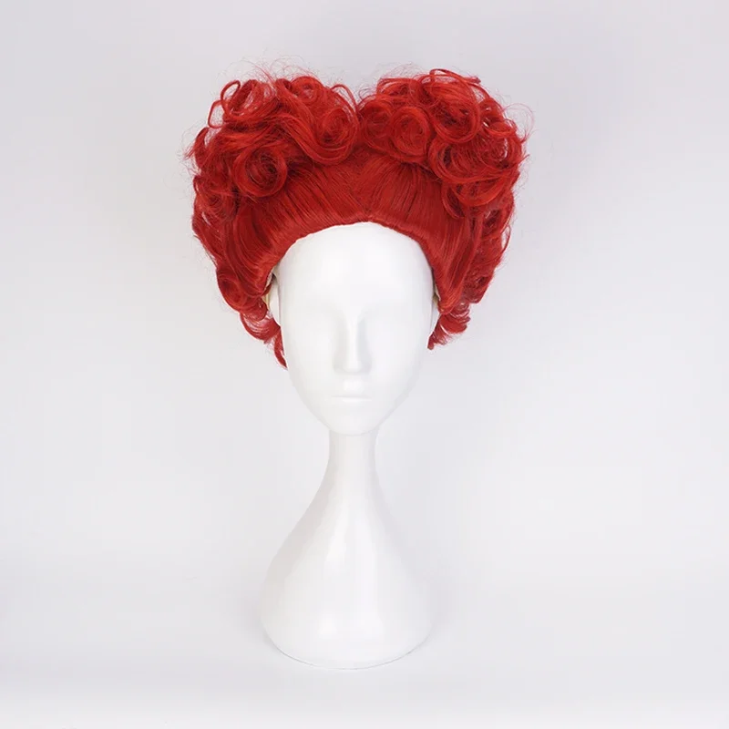 Anime Cosplay Red Hair - Peruka Cosplay Alicja Czerwona Królowa Królowa