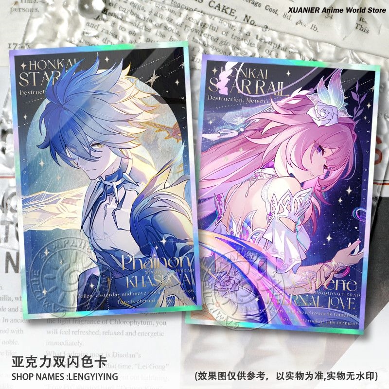 Anime Cosplay Outfit - Anime Cyrene Anaxa Akrylowa Kolorowa Karta