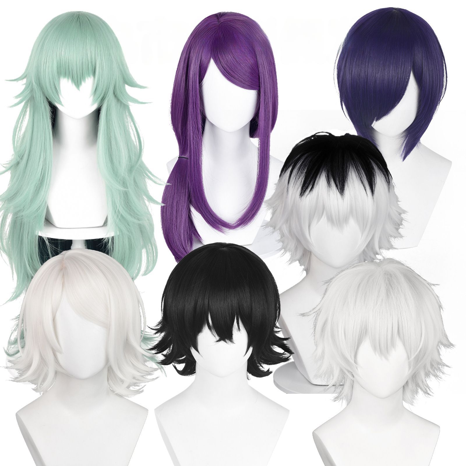Anime Cosplay Tokyo Ghoul - Anime Tokyo Ghoul Kaneki Ken peruka
