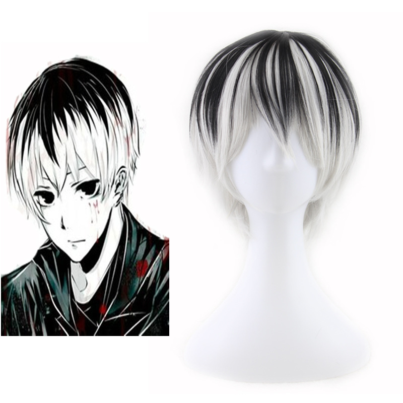 Anime Cosplay Tokyo Ghoul - Peruki do cosplayu Tokyo Ghoul Haise