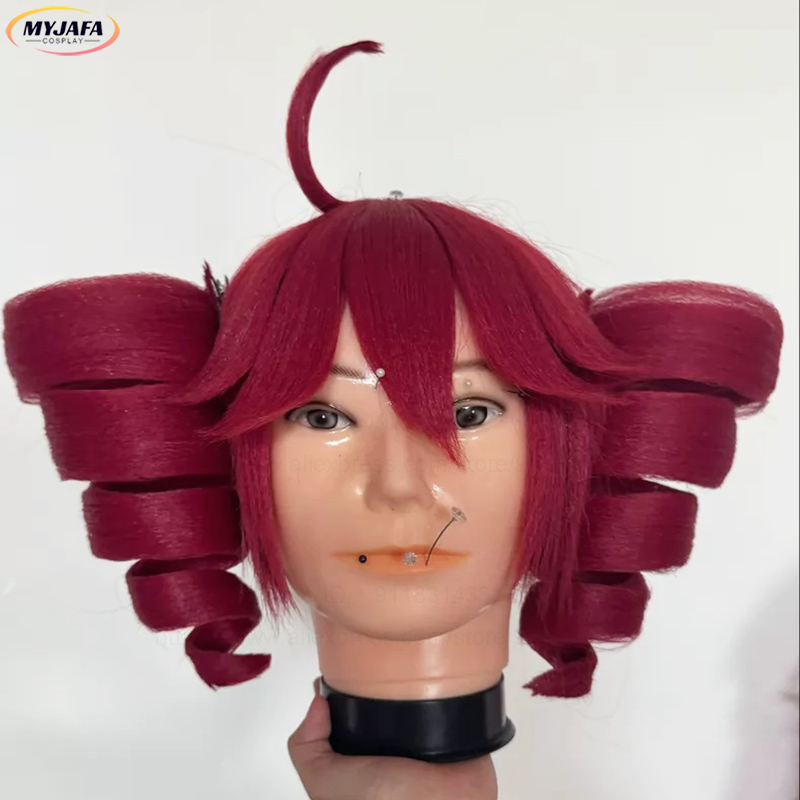 Anime Cosplay Red Hair - Peruka do cosplayu Anime Kasane Teto,