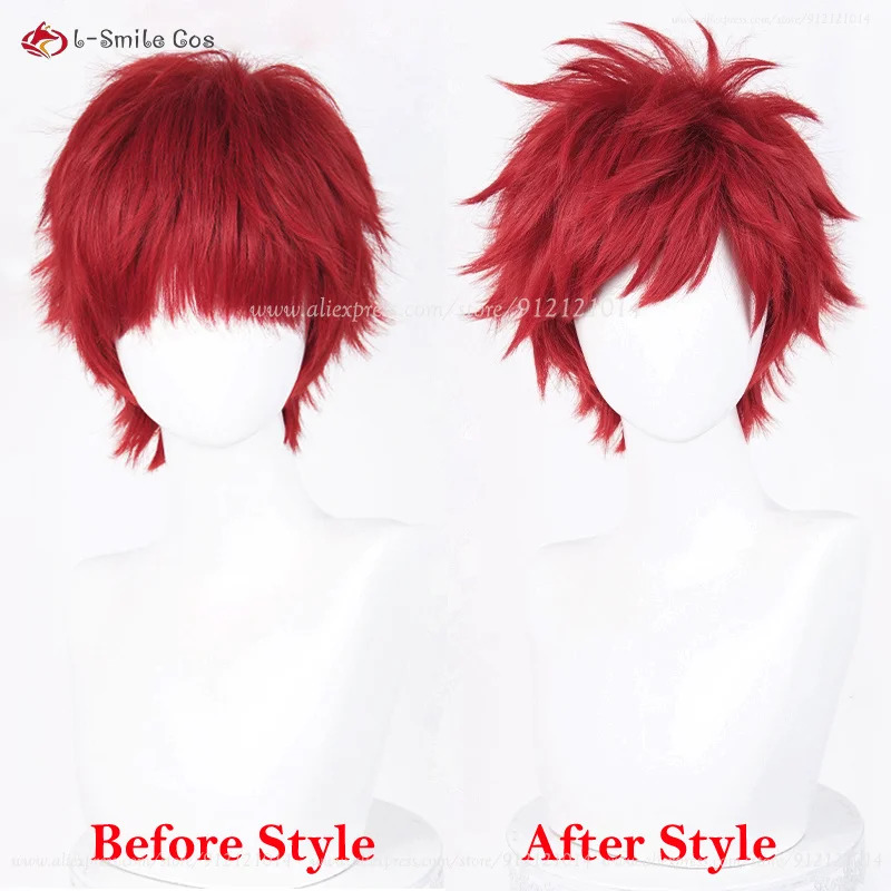 Anime Cosplay Red Hair - Anime Reinhard Van Astrea Cosplay 30cm