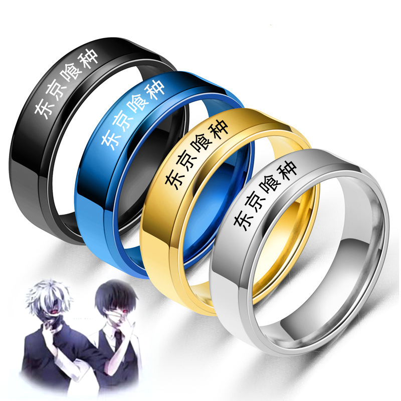 Anime Cosplay Tokyo Ghoul - Modne pierścienie cosplay anime 2022 INSPIRACJĄCE