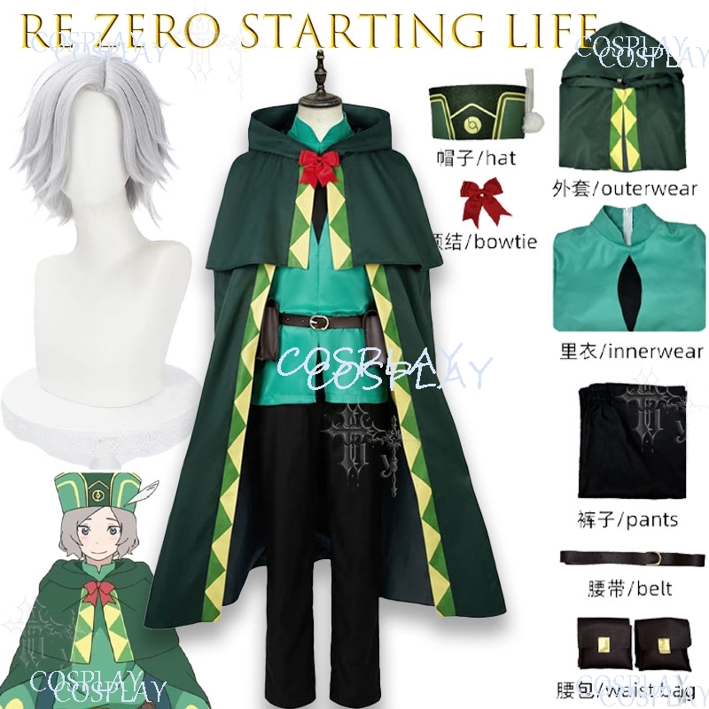 Anime Cosplay Photoshoot - Re:Zero Otto Suwen Płaszcz Cosplay Anime