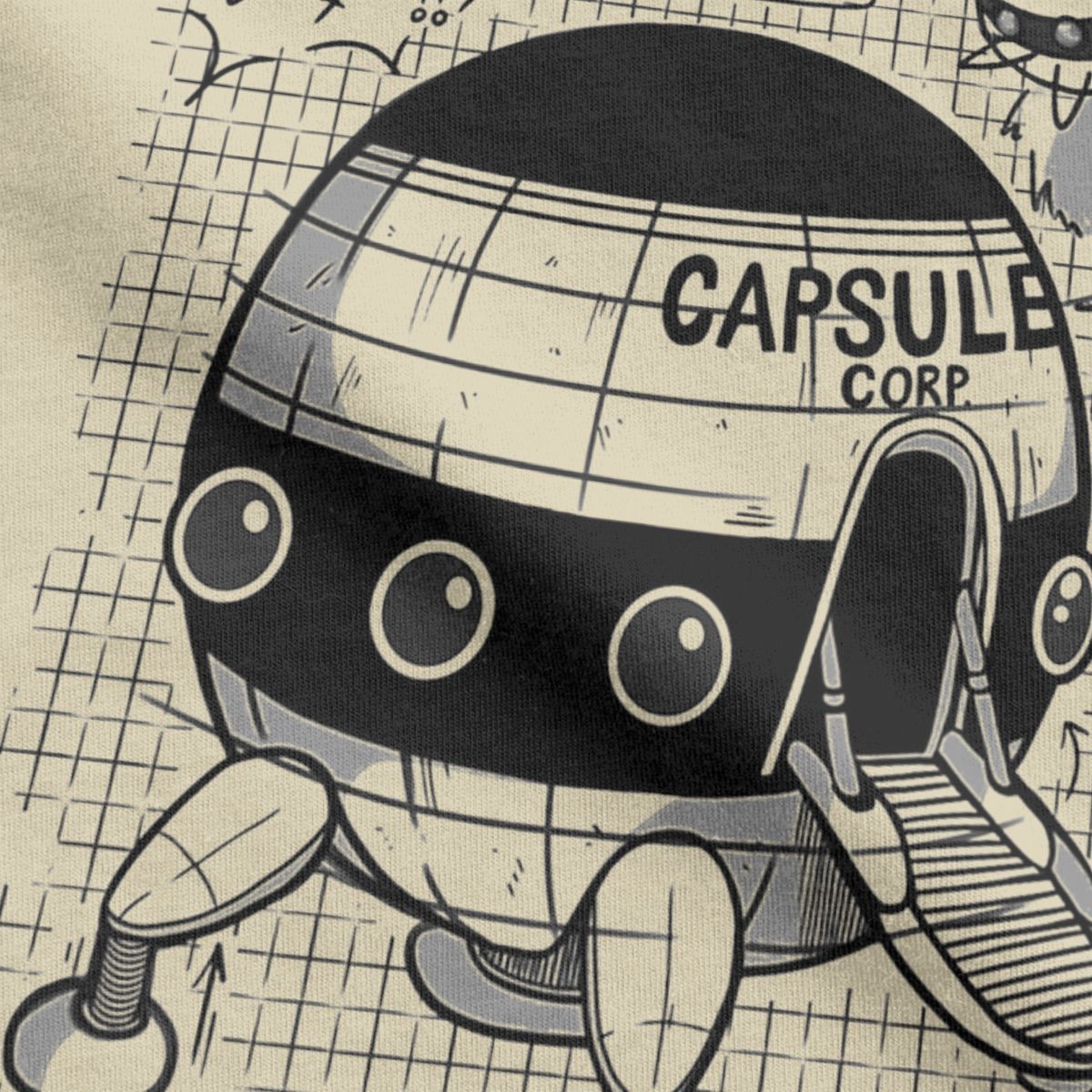 Męskie koszulki Capsule Corp S – Anime Cosplay Ideas Male recenzja i cena