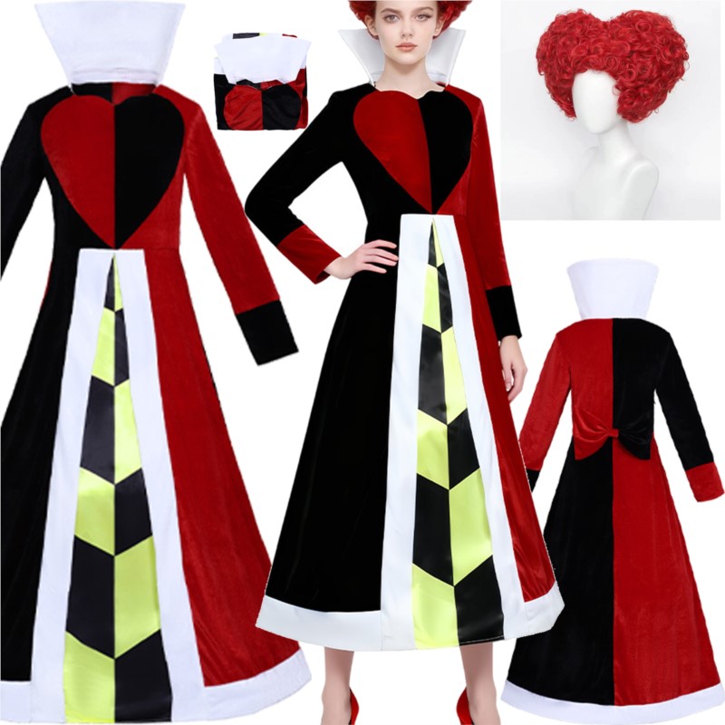 Królowa Anime Czerwone Serce F – Anime Cosplay Red Hair recenzja i cena