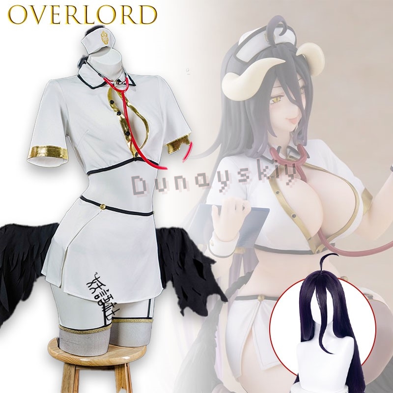 OVERLORD Albedo Gotycki Anioł  – Anime Cosplay Nurse recenzja i cena