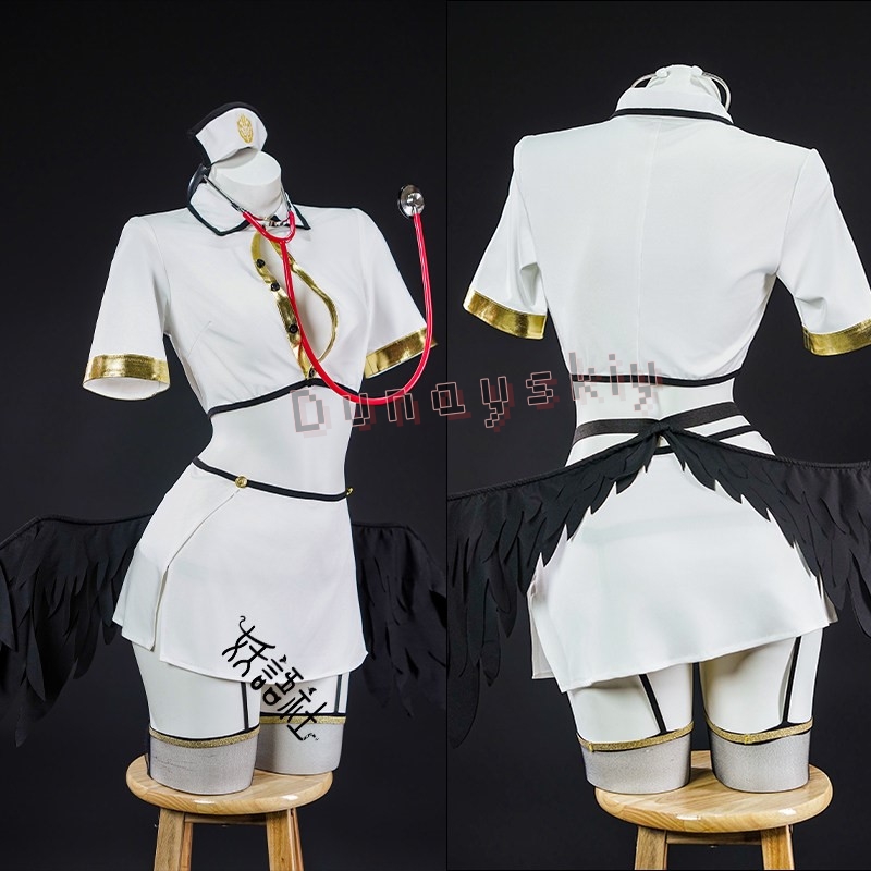 OVERLORD Albedo Gotycki Anioł  – Anime Cosplay Nurse recenzja i cena