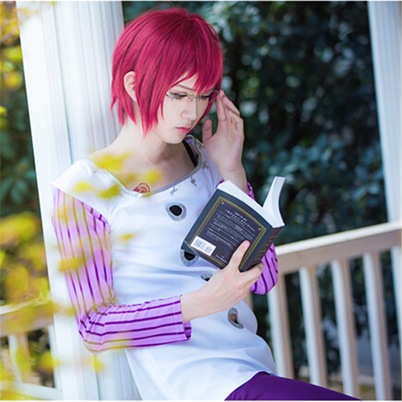 Peruka Cosplay Anime Goat's Si – Anime Cosplay Red Hair recenzja i cena