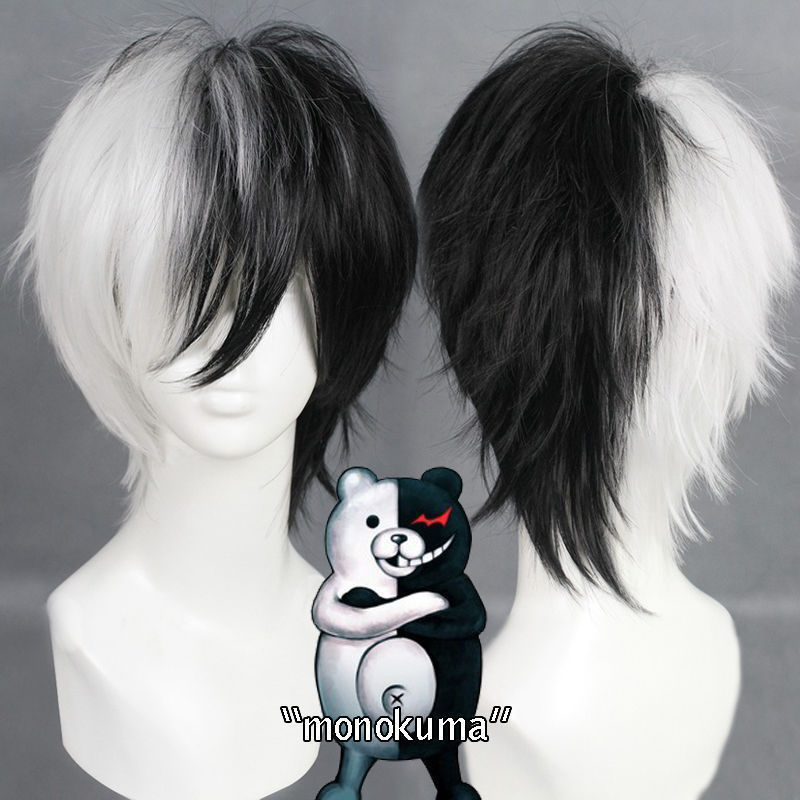 Anime gra Danganronpa czarno-b – Cosplay Anime White Hair recenzja i cena