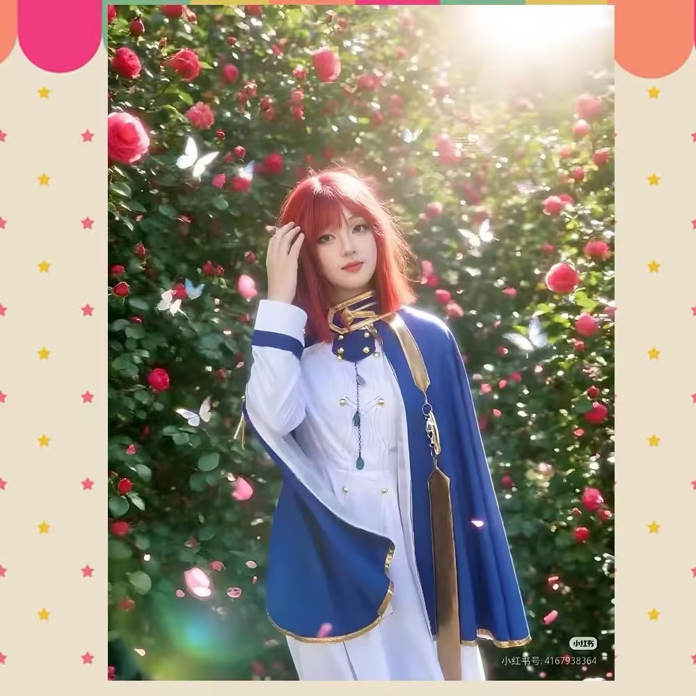 Kostiumy Shirayuki Cosplay Ani – Anime Cosplay Red Hair recenzja i cena