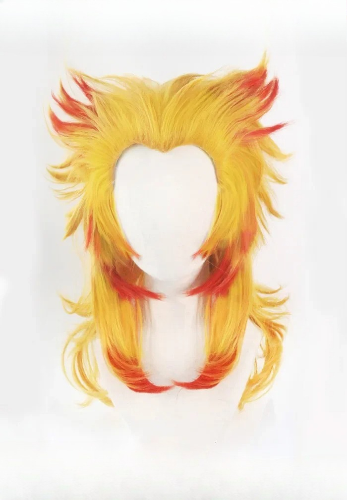 Peruka Rengoku Kyoujurou Kimet – Anime Cosplay Red Hair recenzja i cena