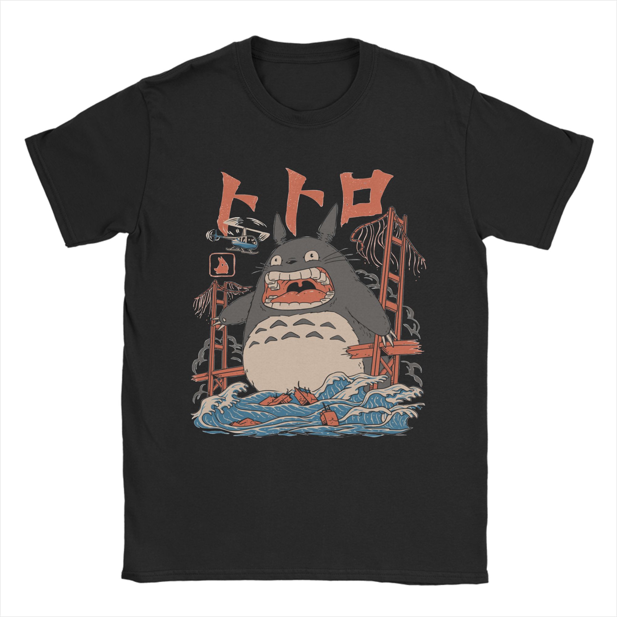 Koszulka męska Totoro-Miyazaki – Anime Cosplay Ideas Male recenzja i cena