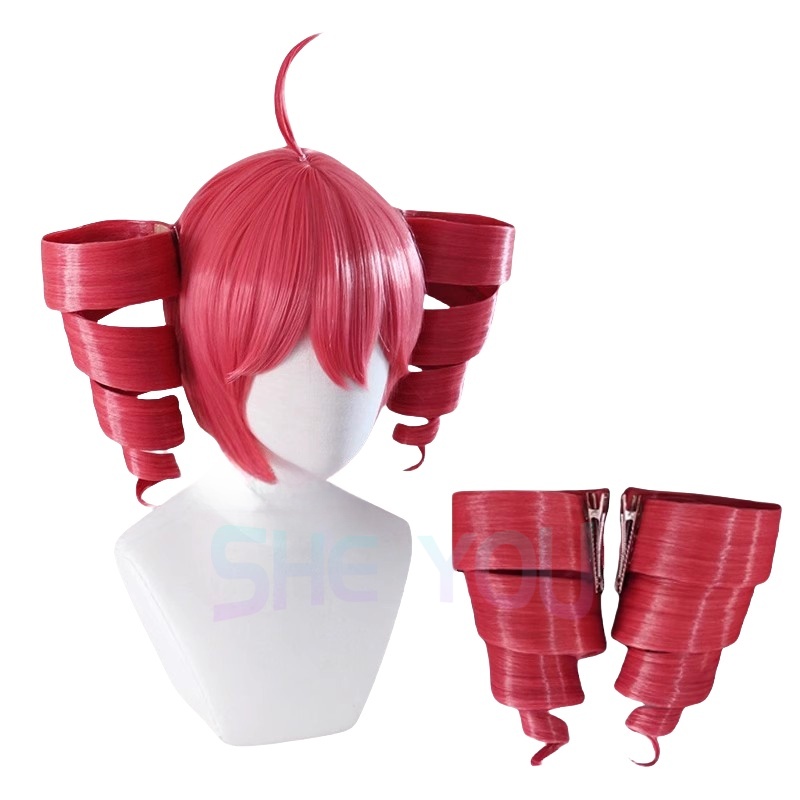 Peruka Anime Kasane Teto Cospl – Anime Cosplay Red Hair recenzja i cena
