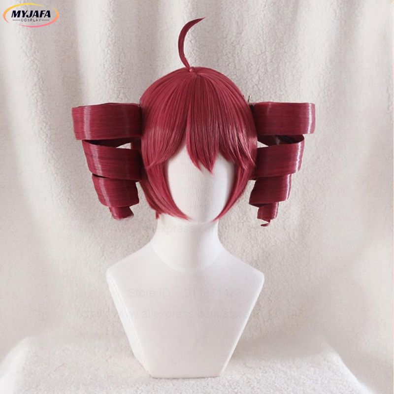 Peruka do cosplayu Anime Kasan – Anime Cosplay Red Hair recenzja i cena