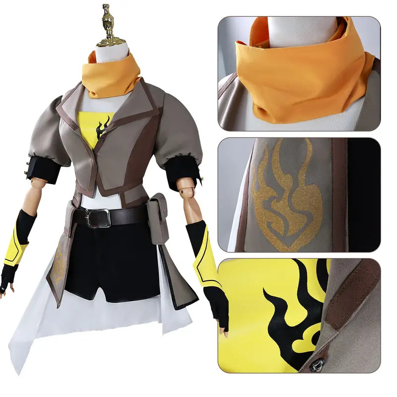 25COSRWBY 2025 Cosplay Żółty T – Anime Yang Cosplay recenzja i cena